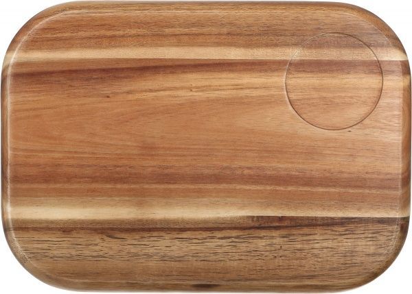 Доска сервировочная с соусником Chefline 35х25 см 