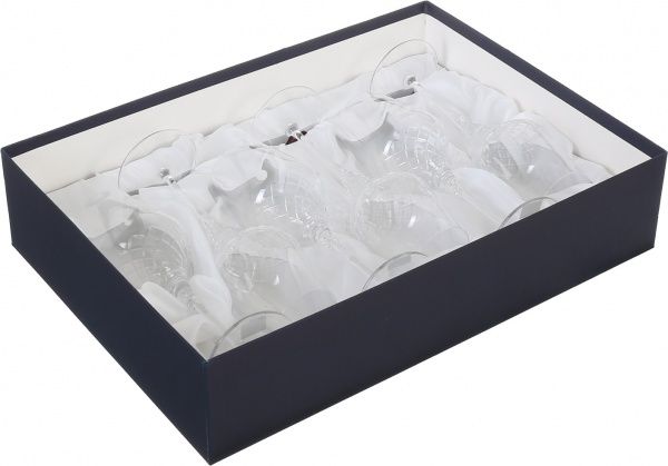 Набор бокалов для вина Contessa Perla 350 мл 6 шт. Vema