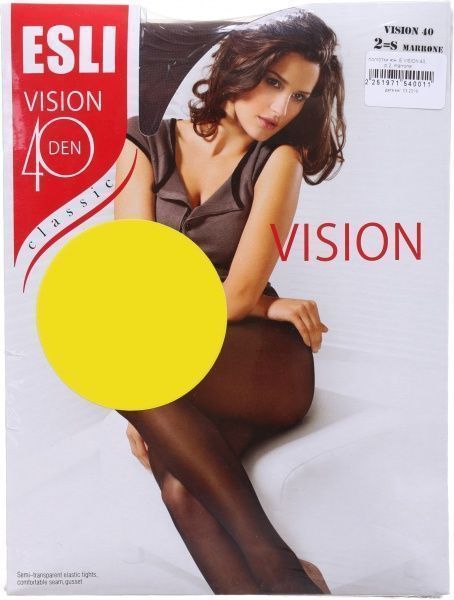 Колготки женские ESLI Vision Classic р. 2 40 den marrone 2 пар 