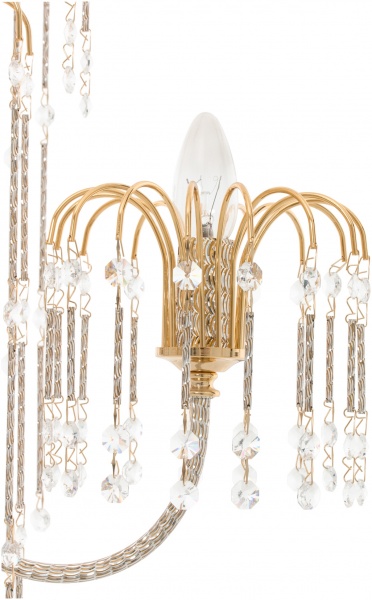 Люстра підвісна Arredoluce кришталь Swarovski 3xE14 золото 02.405.3 
