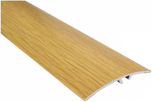 Поріжок алюмінієвий сходовий Olvis приховане кріплення 43x1350 мм дуб натуральний 