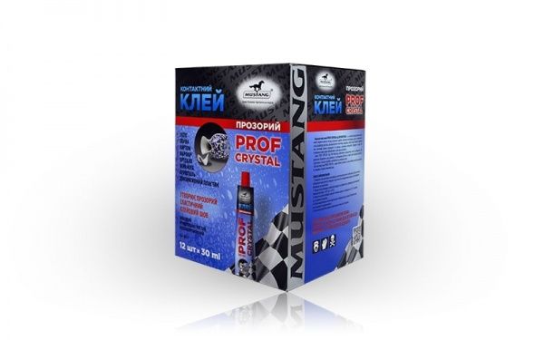 Клей контактный Mustang Prof Crystal 30 мл