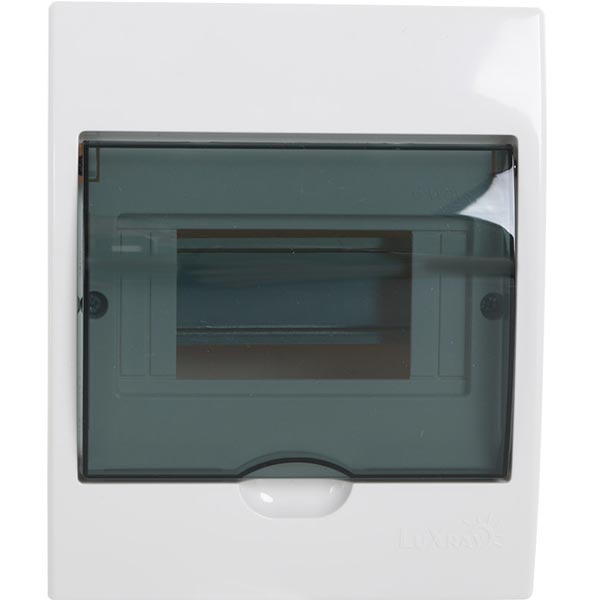 Щиток пластиковый Luxray ЩРН-П-6 на 6 модулей внешний 731-2000-006