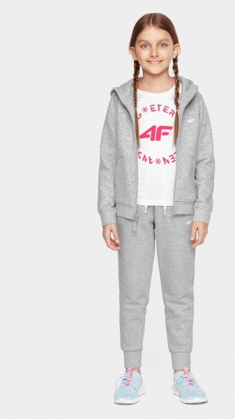 Джемпер 4F HJL21-JBLD001-25M р. 140 сірий меланж