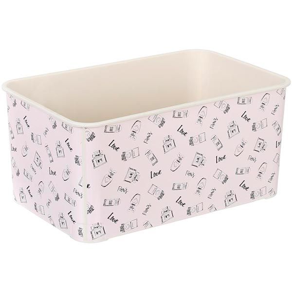 Ящик для хранения Smiley World S рожевий 140x300x200 мм