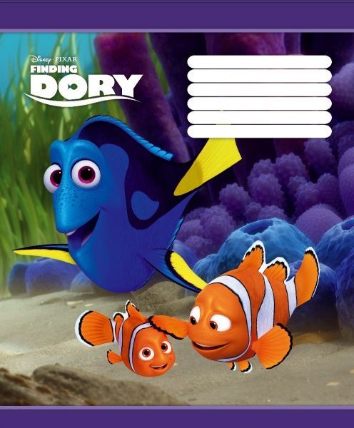 Зошит шкільний У пошуках Дорі 12 аркушів коса Міцар+