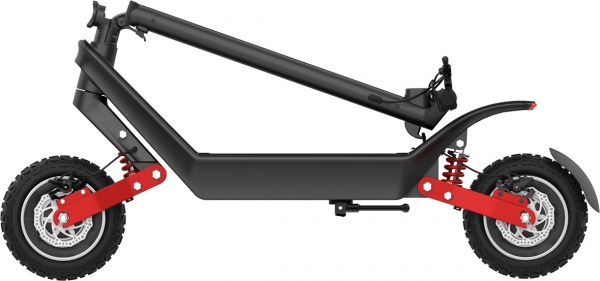 Электросамокат Proove Model Dual Sport (черно-красный)