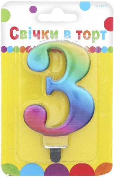 Свеча цифра 