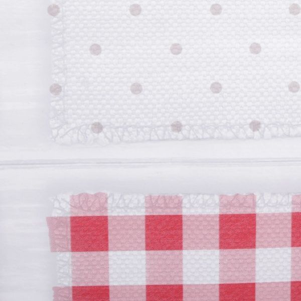 Скатерть Абстракция 140x180 см бежевый с красным Джованні Ботічеллі 