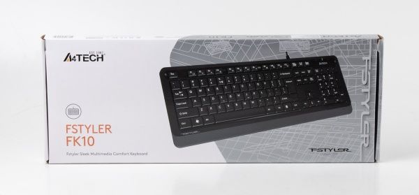 Клавиатура A4Tech (FK10 (Grey)) grey