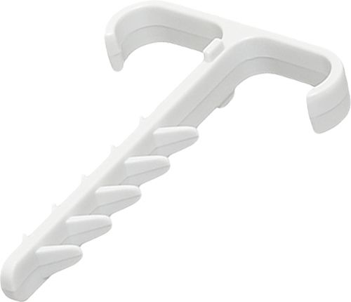 Дюбель быстрого монтажа для кабеля Smart X 3x2,5 мм двойной плоский 25 шт./уп. белый 