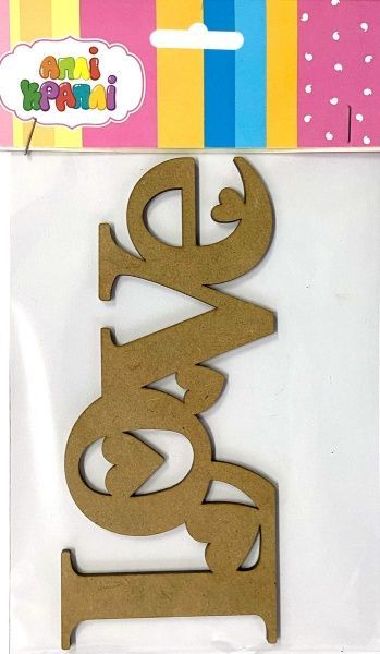 Заготовка из МДФ Love 2 Аплі-Краплі 
