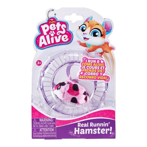 Игрушка мягкая интерактивная Pets & Robo Alive Хомячок 9504