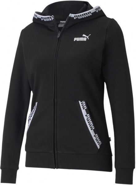 Джемпер Puma Amplified Full-Zip Hoodie 58591101 р. S чорний