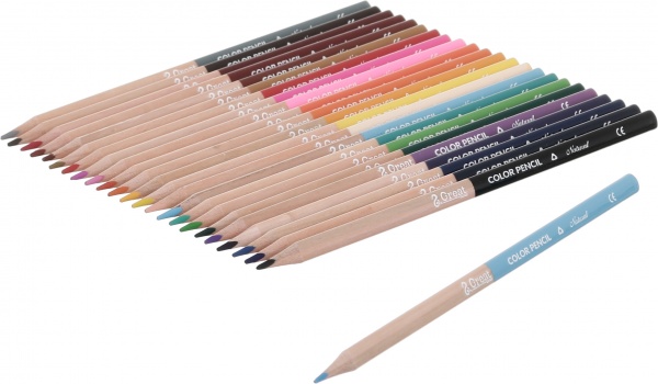 Набор цветных карандашей Nature 24 шт голубой