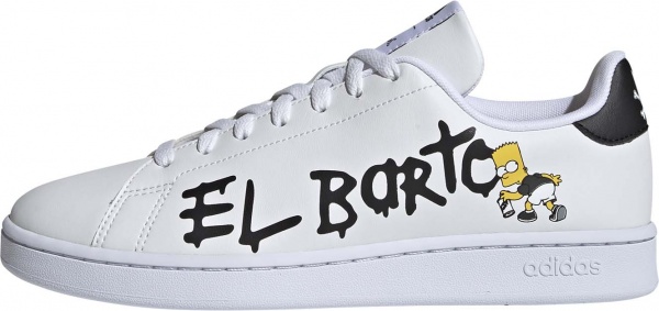 Кроссовки Adidas ADVANTAGE GZ5306 р.UK 9 бело-черный