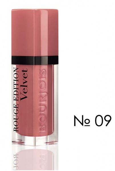 Помада жидкая Bourjois Rouge Edition Velvet №09 Happy Nude Year 7,7 мл