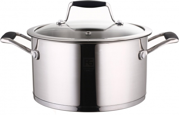 Набор посуды Houston 10 предметов со стеклянными крышками Flamberg Premium