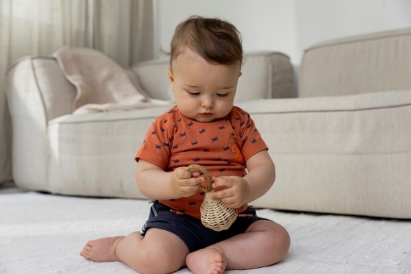 Футболка для мальчиков Dirkje р.86 красно-коричневый T46694-35 