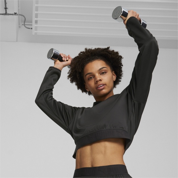 Джемпер Puma PUMA STRONG POWER FLEECE HOODIE 52387601 р.M черный