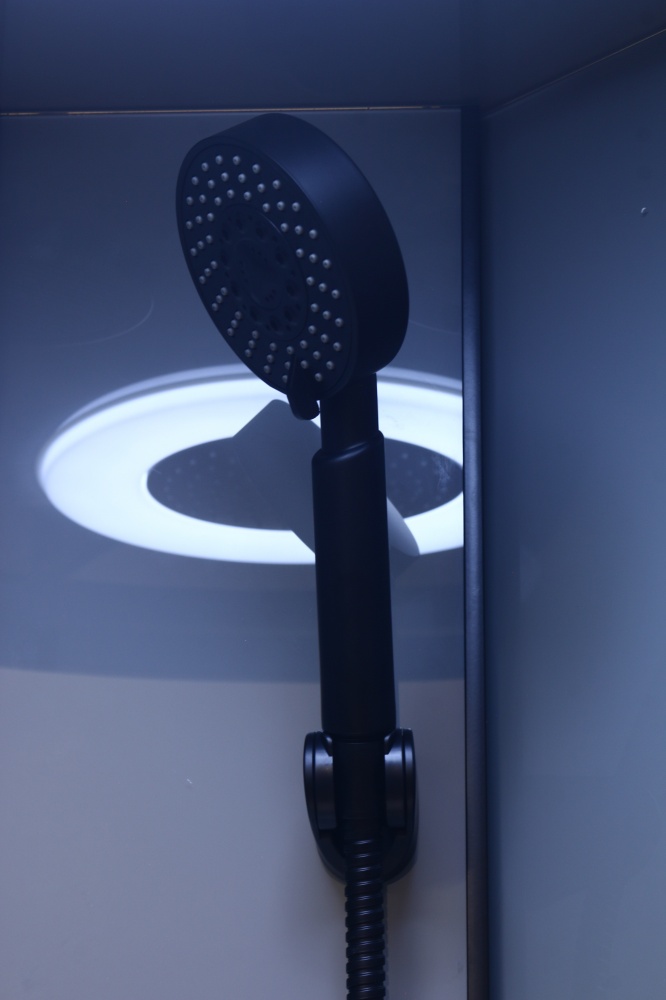 Душевой бокс EGO Pure Black Light 90x90 см K-6701