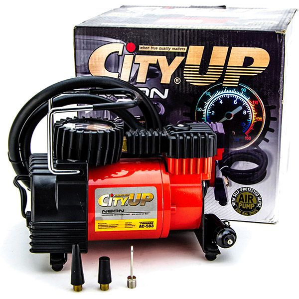 Компрессор автомобильный City Up Tornado Neon АС-583