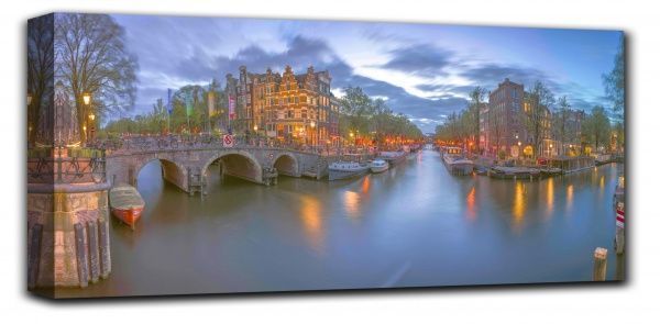 Репродукція AF-Amsterdam-156-Pano 50x120 см RozenfeldArt 