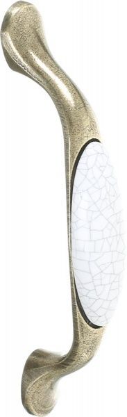 Меблева ручка форфор 96 мм антична бронзаL1947-96-MLK4 96 мм антична бронза 1108-AB