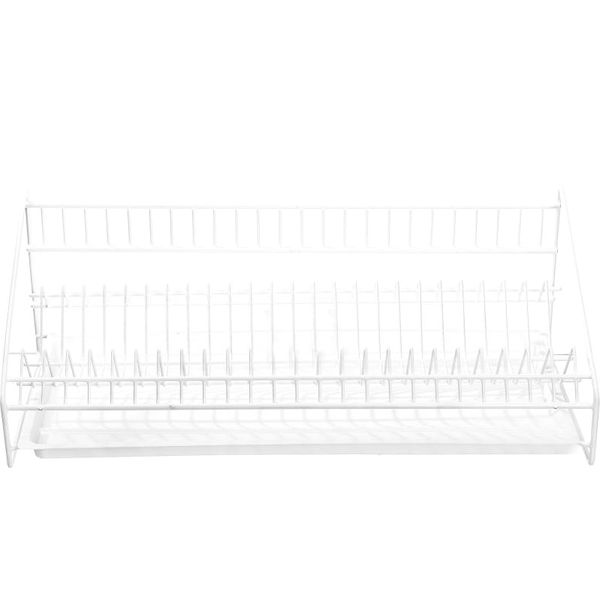 Сушилка для посуды 565x240x180 мм белая с бортом DC