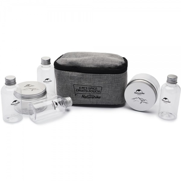 Набір ємностей Naturehike 15 мм для спецій 6 од. BBQ NH17T011-P
