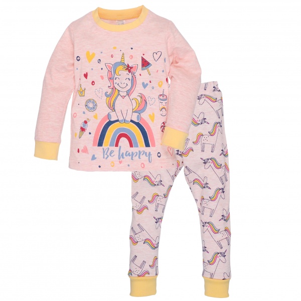 Пижама для девочек Татошка р.134 розовый с рисунком 0105271едж 