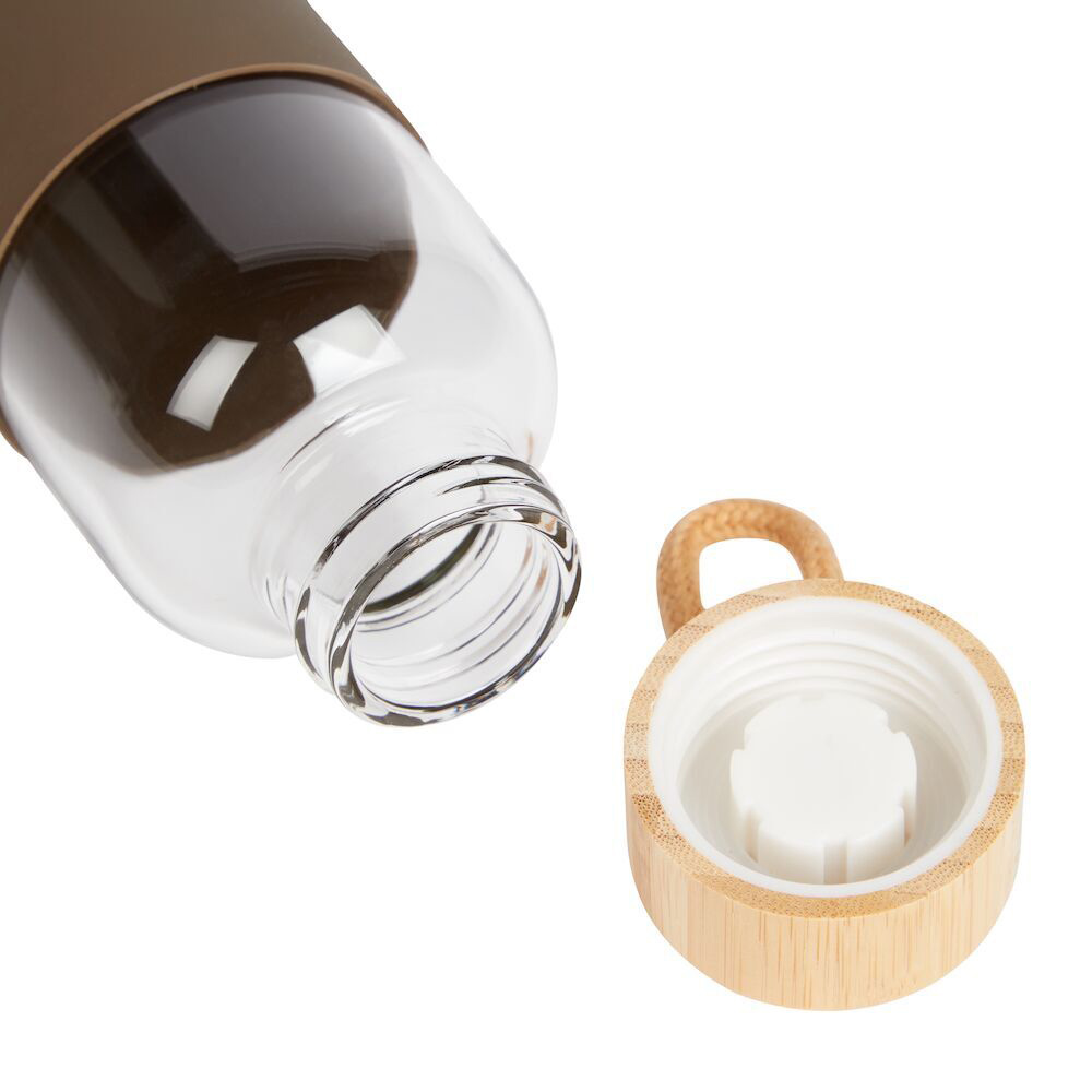Спортивна пляшка Energetics Glass Bottle Bamboo II 420122-906159