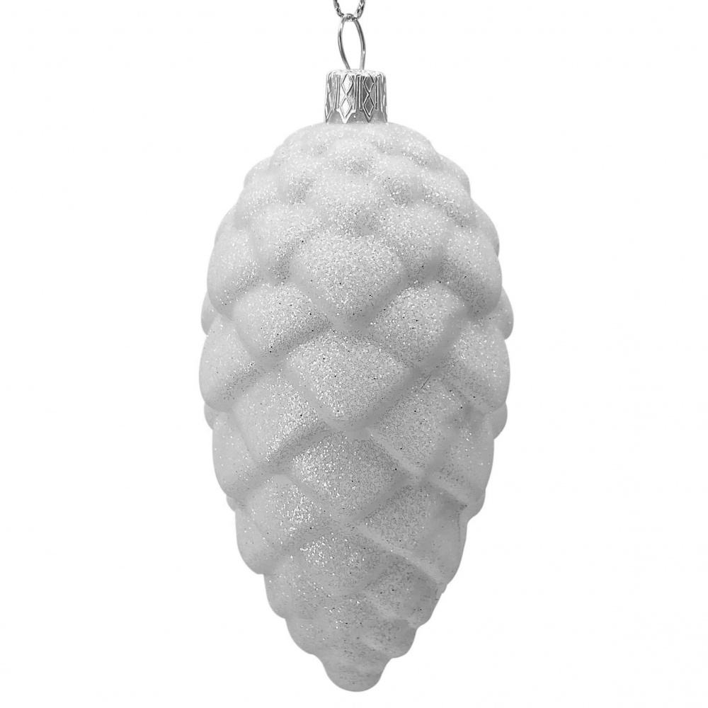 Подвеска MIS LT Шишка 10 см белый