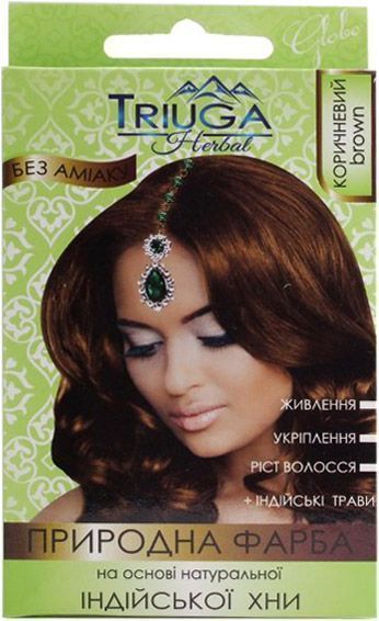 Хна Triuga Herbal Природная краска коричневый