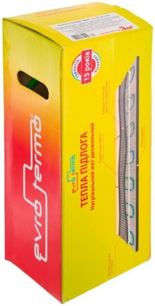 Нагрівальний мат Evro-Termo 3,0 м2