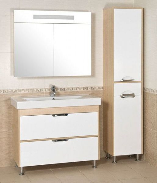 Зеркальный шкаф Aqua Rodos Ника 95 см АР000001135