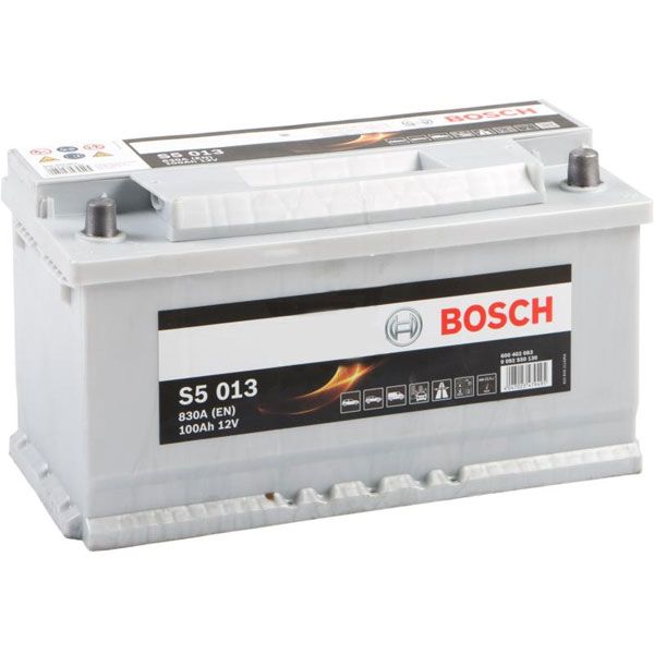 Акумулятор автомобільний Bosch S5013 100А 12 B «+» праворуч