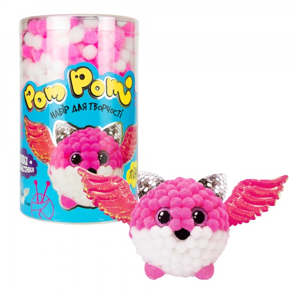 Набор для творчества Strateg Pom Pom Пинки (32015)