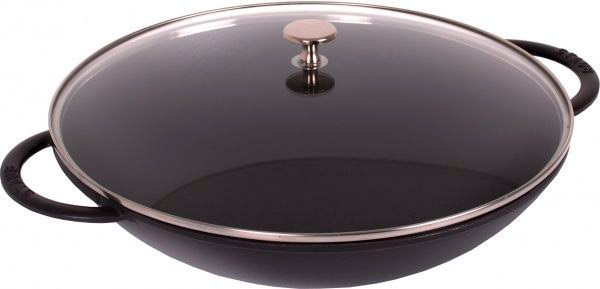 Сковорода wok 30 см, 4,4 л 40509-398-0 з кришкою та решіткою Staub