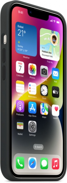 Чехол Apple Silicone Case with MagSafe для iPhone 14 midnight(MPRU3ZE/A)