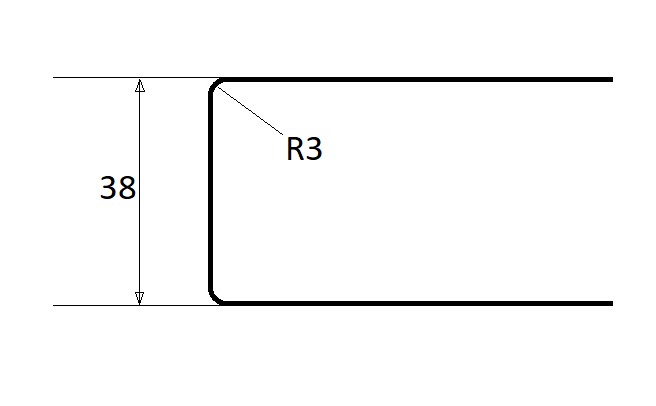Столешница LuxeForm L743 3050x600x38 мм дуб солнечный