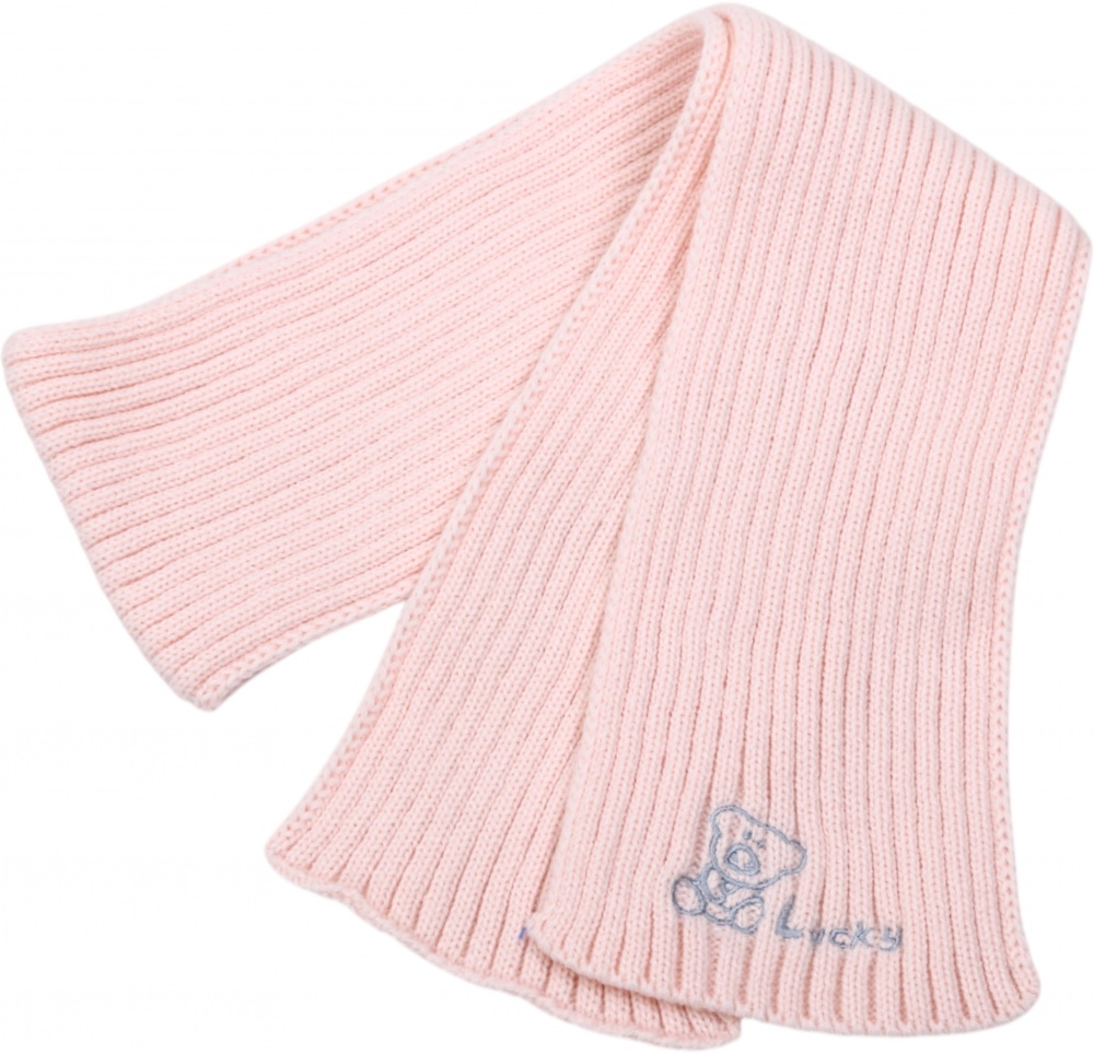 Комплект шапка + шарф HW для дівчаток р.52-54 молочний