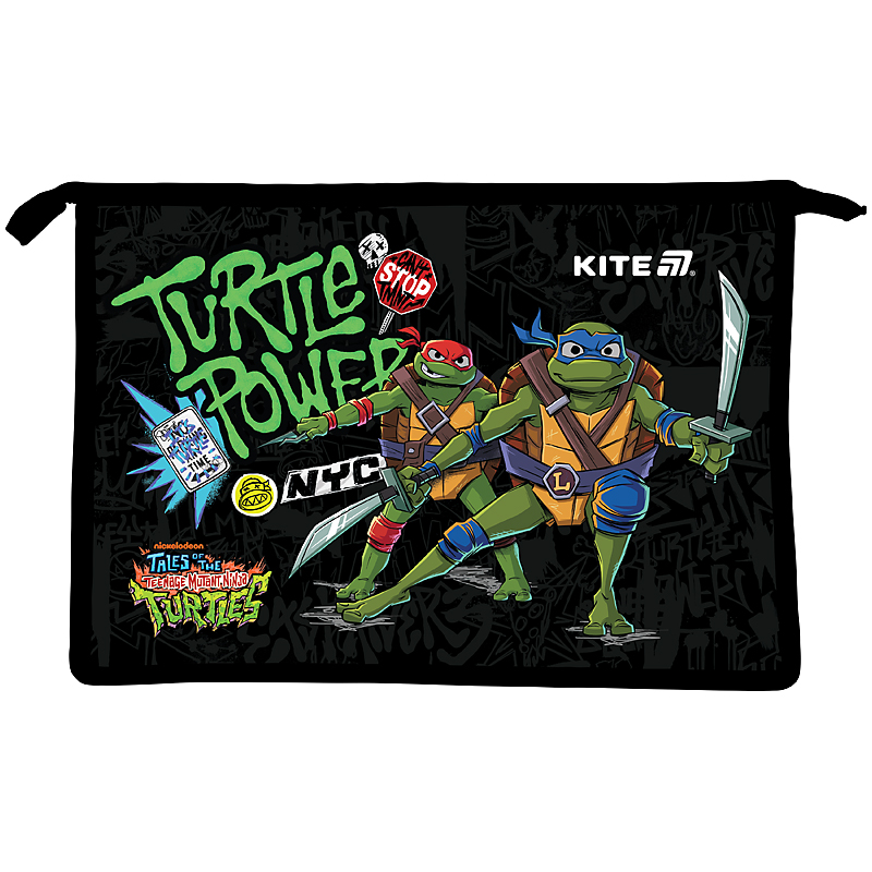 Папка на молнии A4+ Ninjia Turtles NT25-428 KITE