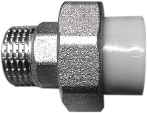 Муфта роз'ємна із зовнішнім різьбленням ETS ППР d20х1/2”