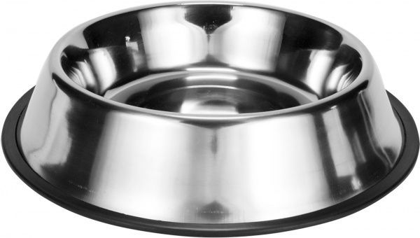 Миска TRIXIE стальна на резинці 450 мл 24851