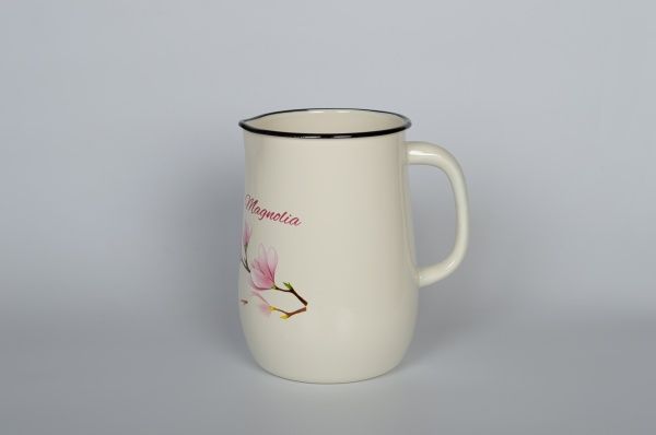 Кувшин эмалированный 2,5 л Магнолия Idilia