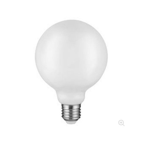 Лампа светодиодная Gauss Black FIL milky DIM G125 10 Вт E27 3000 К 220 В матовая 187202110-D 