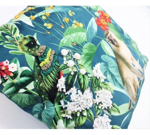 Наволочка декоративная Jungle, 100% полиэстер 45x45 см разноцветный HOFF 