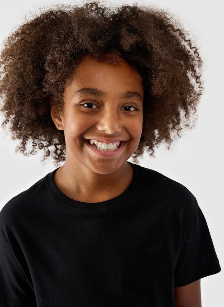 Футболка 4F 4FJWMM00TTSHF2332-20S TSHIRT р.140 чорний