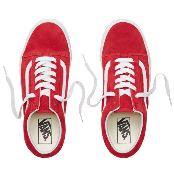 Кеди Vans UA Old Skool (PIG SUEDE) SCO, 10, M VA38G1U5M р. US 8,5 червоний